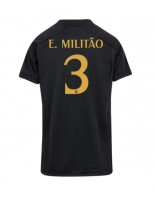 Real Madrid Eder Militao #3 Kolmaspaita Naisten 2023-24 Lyhythihainen